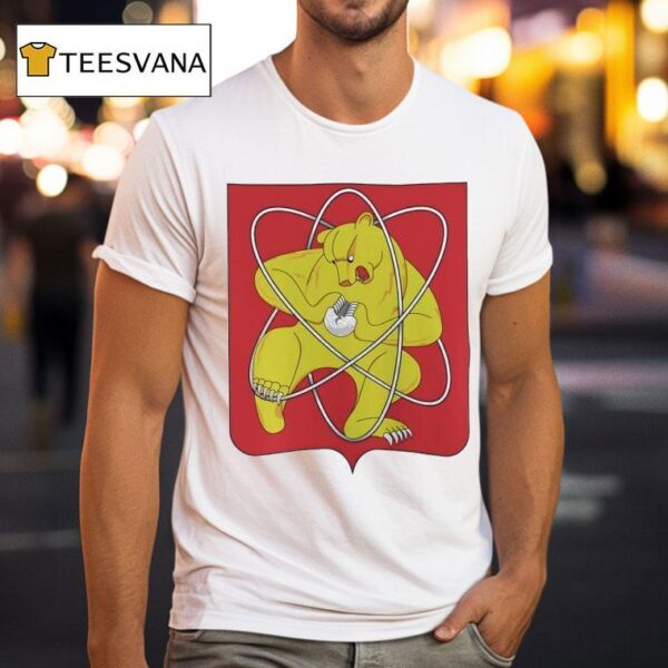 Nuclear Bear Cartoon T Shirt