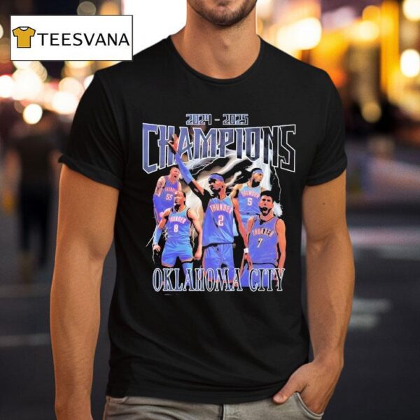 Oklahoma City Basketball Champions Team T Shirt