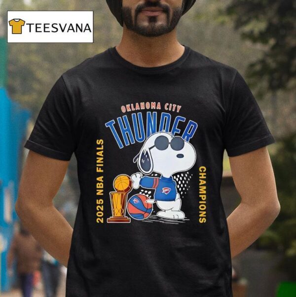 Oklahoma City Thunder Finals Champions Snoopy T Shirt