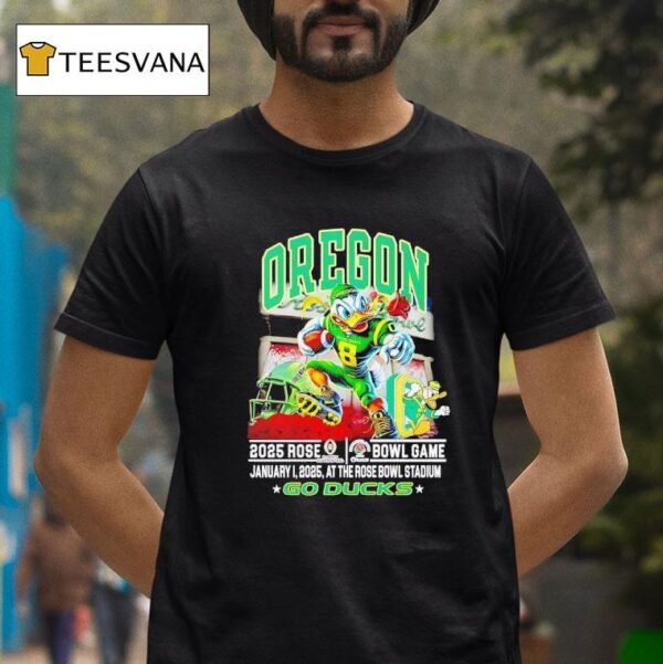Oregon Ducks Rose Bowl Game Go Ducks T Shirt