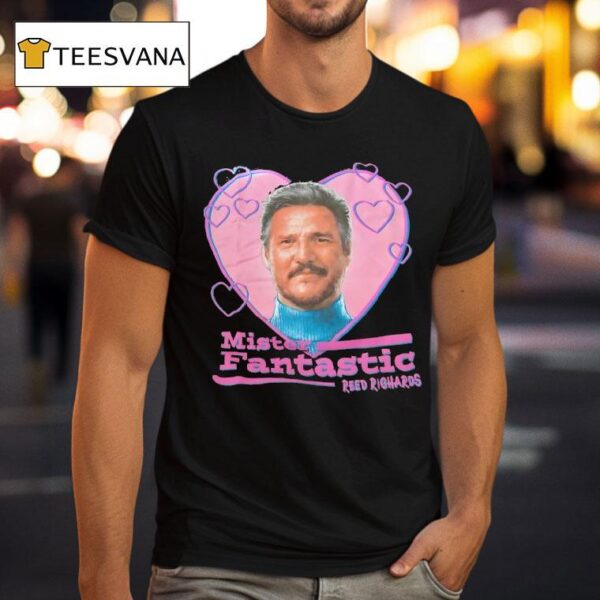 Pedro Pascal Mister Fantastic Reed Richards T Shirt