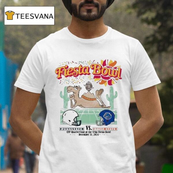 Penn State Nittany Lions Vs Boise State Broncos Fiesta Bowl Matchup Camelback Clash Cfp Vrbo T Shirt