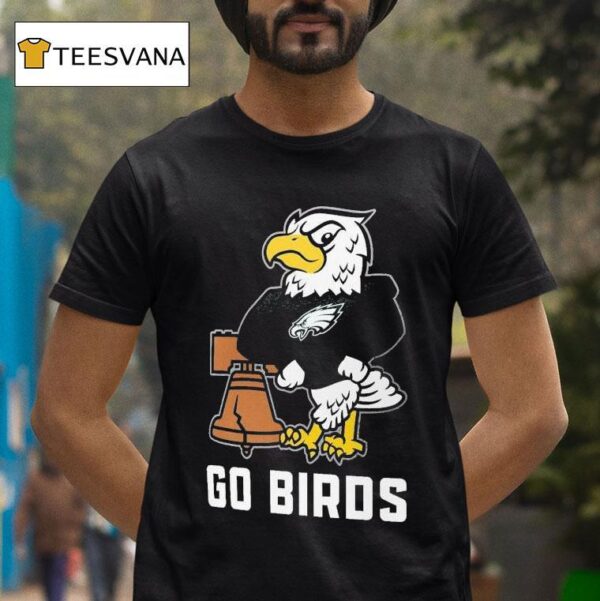 Philadelphia Eagles Philadelphia Phillies Go Birds Mascot Bell T Shirt
