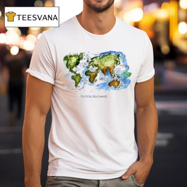 Political Sea Change Map T Shirt