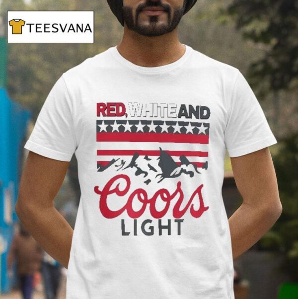 Red White And Coors Light Th Of July T Shirt