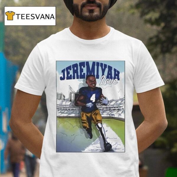 Riley Leonard A Jeremiyah Love Cartoon T Shirt
