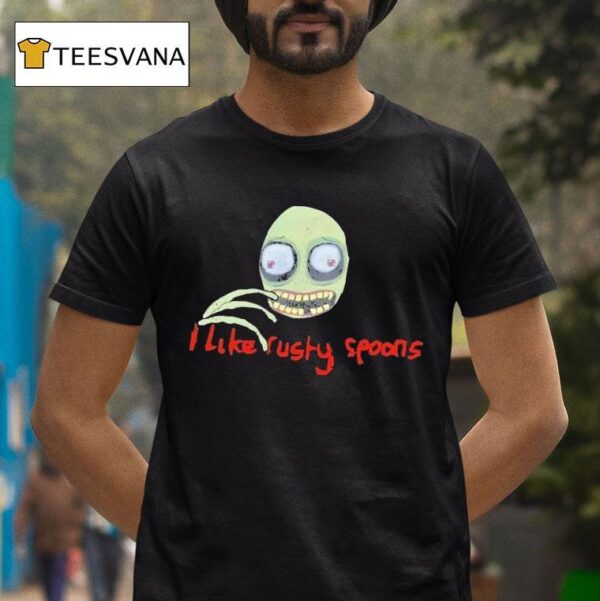 Salad Fingers I Like Rusty Spoons T Shirt