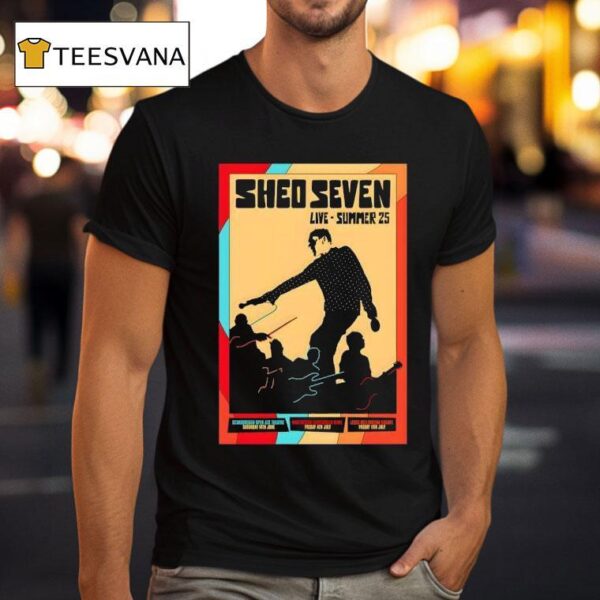 Shed Seven June Scarborough Open Air Theatre Scarborough Uk T Shirt
