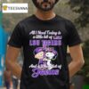 Snoopy And Charlie Brown The Peanuts All I Need Today Is A Little Bit Of Lsu Tigers And A Whole Lot Of Jesus Cross T Shirt