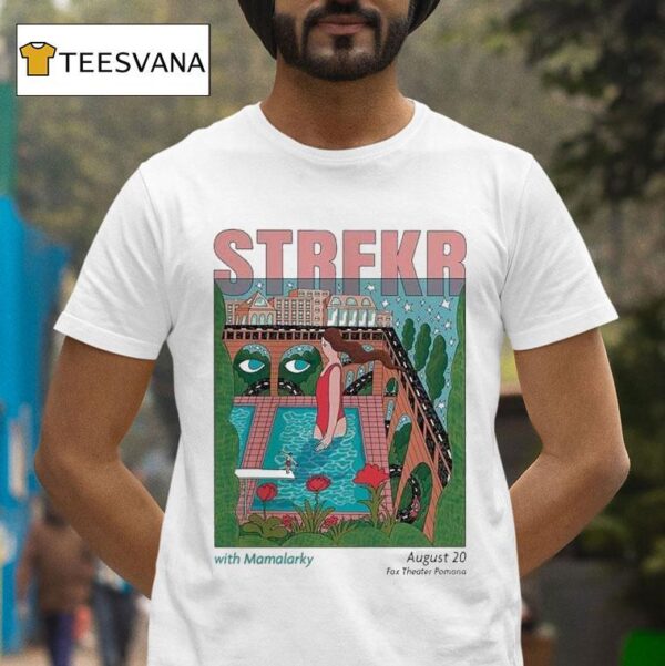 Strfkr Live Show At Fox Theater Pomona On August Featuring Surreal Pool And Fantasy Architecture T Shirt