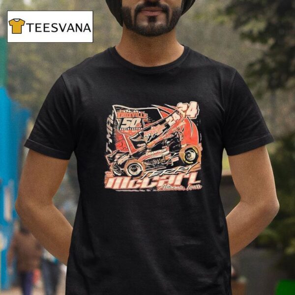 Terry Mccarl Car Driver Racing Th Anniversary Knoxville Graphic T Shirt