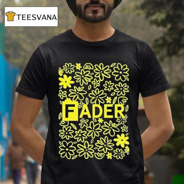 The Fader Floral Logo T Shirt
