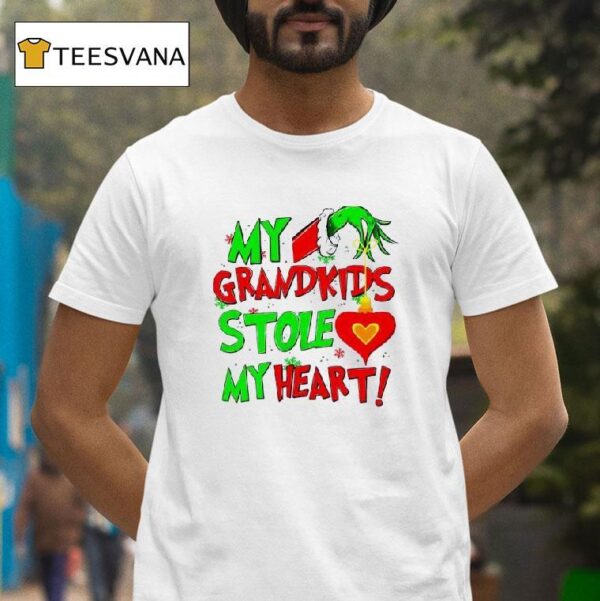 The Grinch My Grandkids Stole My Hear T Shirt