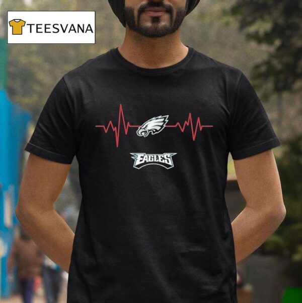 The Heartbeat Of Philadelphia Eagles T Shirt