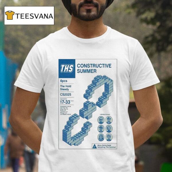 The Hold Steady Tour Constructive Summer T Shirt