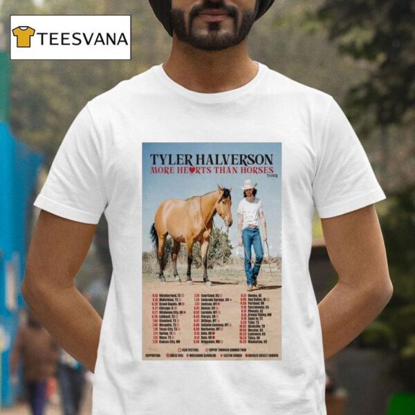 Tyler Halverson More Hearts Than Horses Tour Dates June Oklahoma City Ok T Shirt