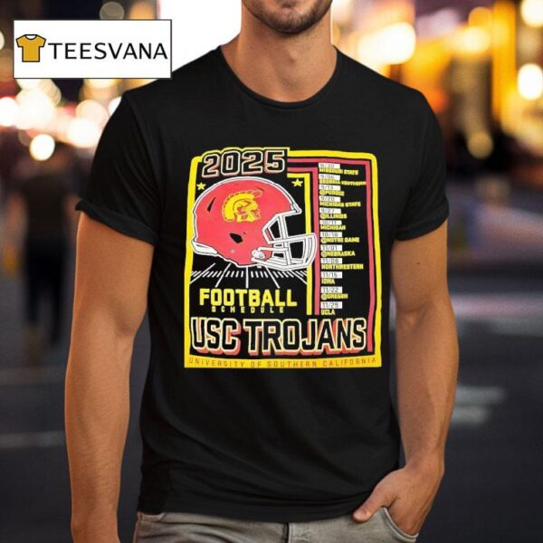 Usc Trojans Football University Of Southern California T Shirt
