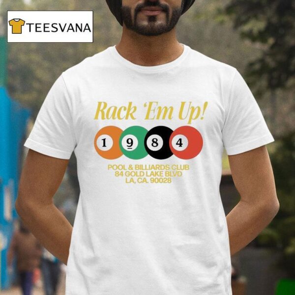 Vice Rack Em Up Pool And Billiards Club Gold Lake Blvd La Ca T Shirt