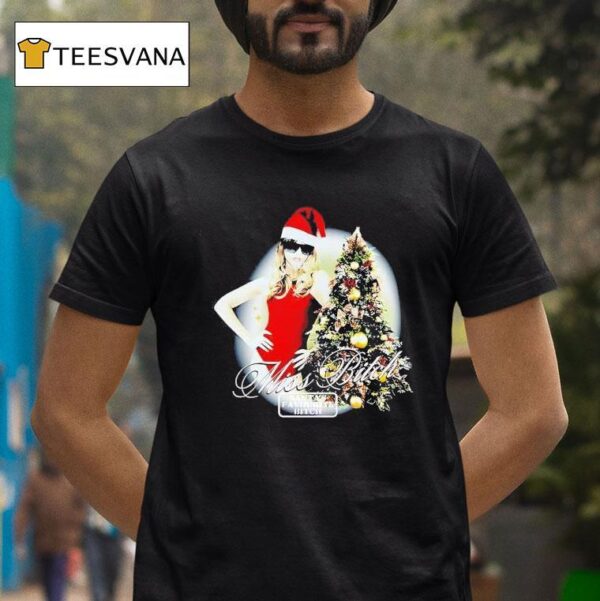 Victoria Miss Btch Santa Xmas T Shirt