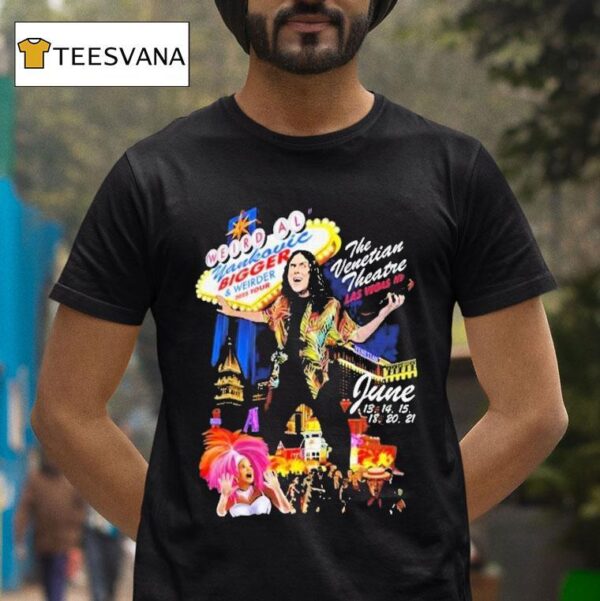 Weird Al Yankovic The Venetian Theatre Las Vegas Nv T Shirt