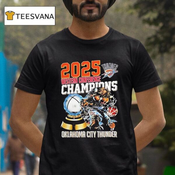 Western Conference Champions Oklahoma City Thunder Nba T Shirt