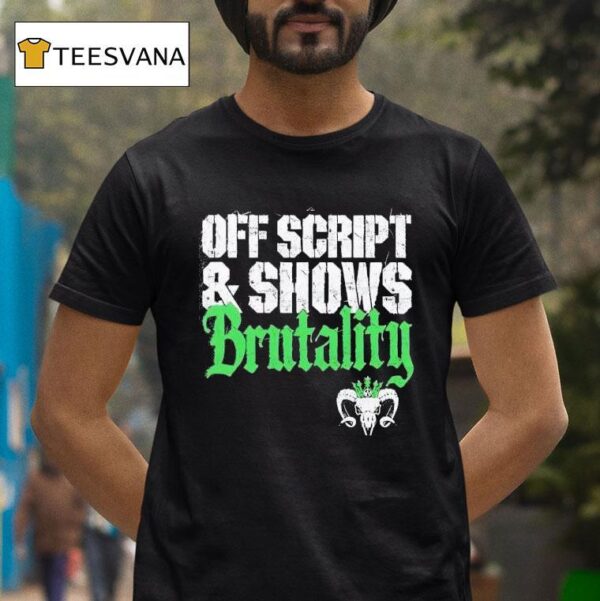 Will Ospreay Off Script And Shows Brutality T Shirt