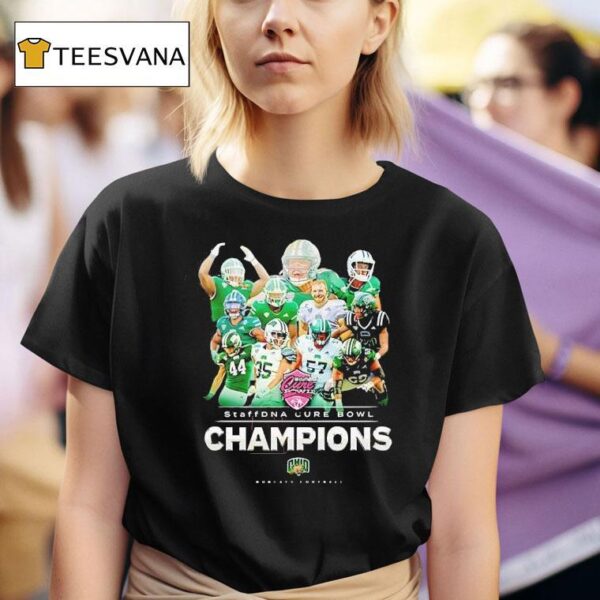 Staffdna Cure Bowl Champions Ohio Bobcats T Shirt