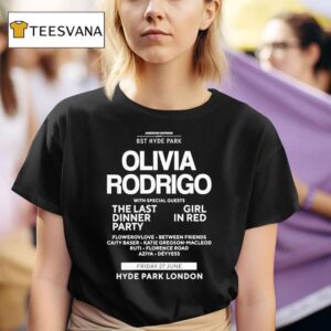 Bst Hyde Park Olivia Rodrigo T Shirt