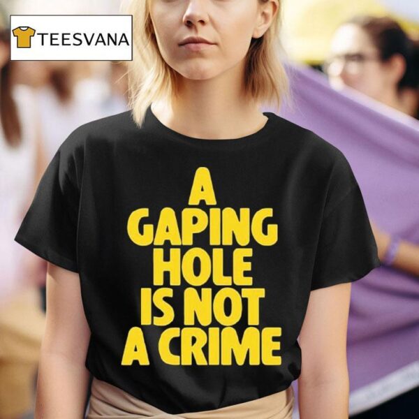 A Gaping Hole Is Not A Crime T Shirt