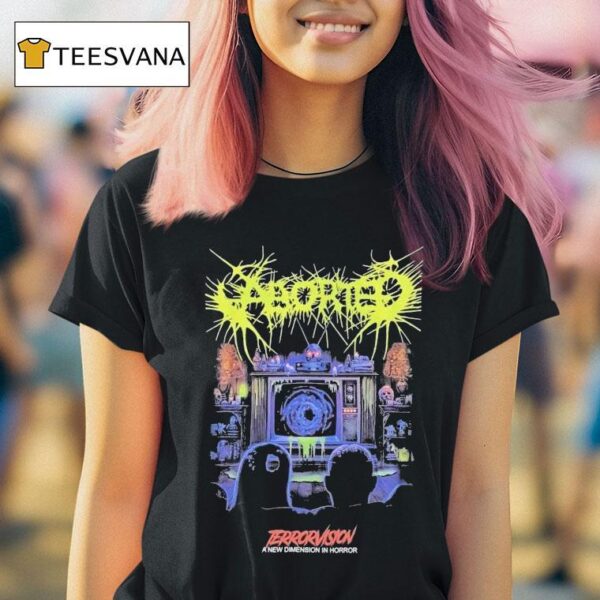 Aborted Terrorvision A New Dimension In Horror Sadis T Shirt