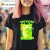 Alien Brainrot Cat Certified Gleap T Shirt