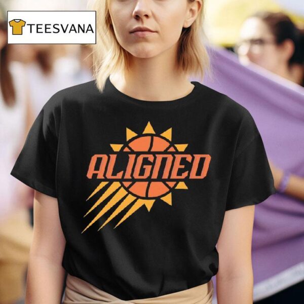 Aligned As Phoenix Suns Logo T Shirt
