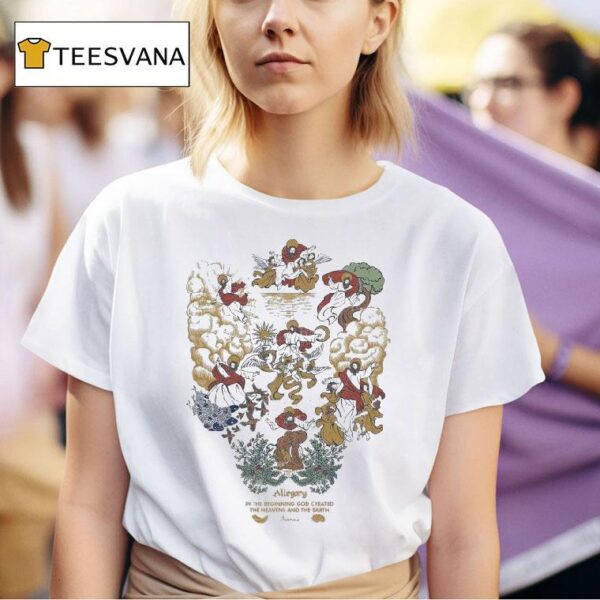 Allegory House In The Beginning God Created The Heavens And The Earth Creation Accoun T Shirt
