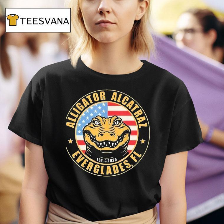 Alligator Alcatraz Florida Everglades T Shirt