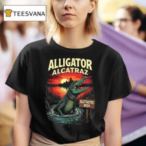 Alligator Alcatraz Restricted Area T Shirt