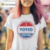 America First I Voted For This T Shirt