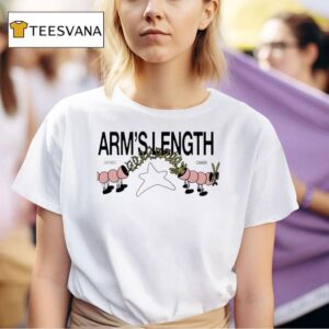 Arm S Length Mustache Worm T Shirt