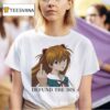 Asuka Langley Soryu Defund The Irs Middle Finger T Shirt