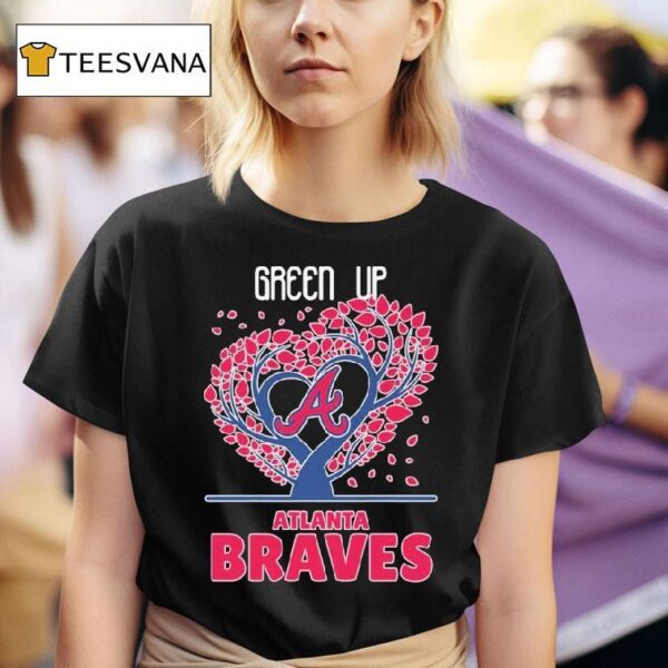 Atlanta Braves Green Up Tree T Shirt