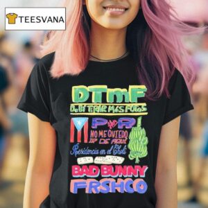 Bad Bunny Deb Tirar Ms Fotos Residencia Tour T Shirt