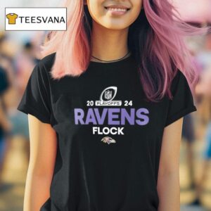 Baltimore Ravens Nfl Playoffs Flock T Shirt