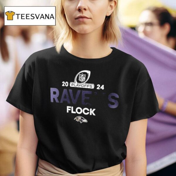 Baltimore Ravens Flock Nfl Playoffs T Shirt
