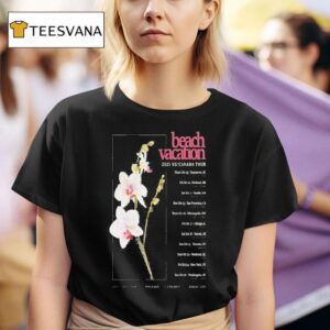 Beach Vacation Us Canada Tour Dates T Shirt