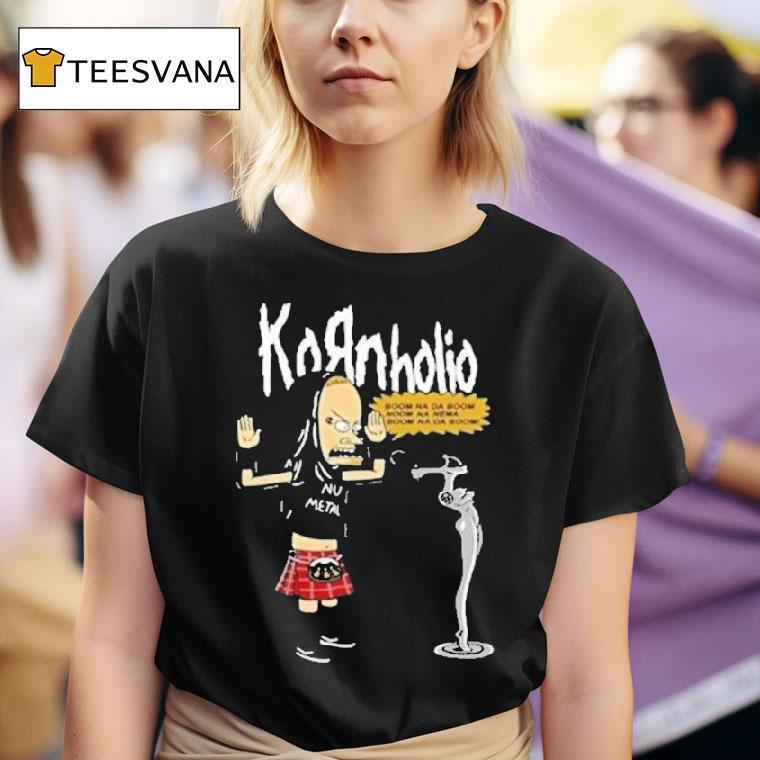 Beavis And Butt Head Darkwear Kornholio T Shirt