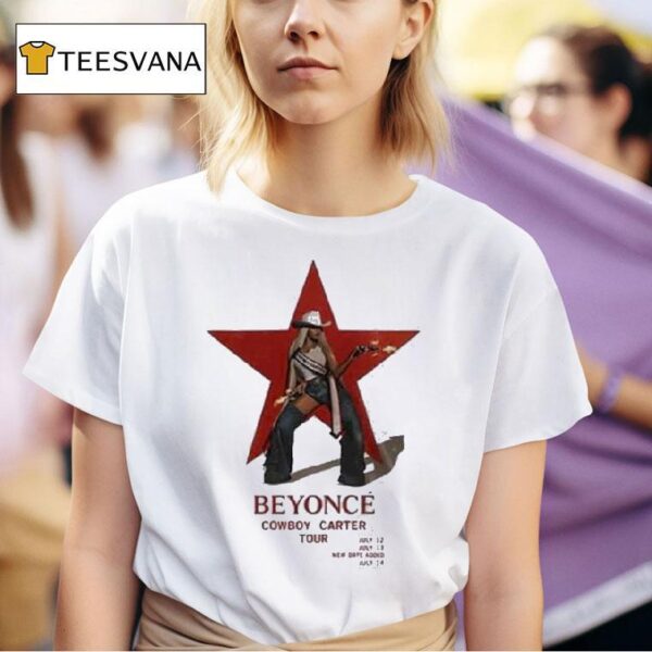 Beyonce Cowboy Carter Tour Atlanta Star T Shirt