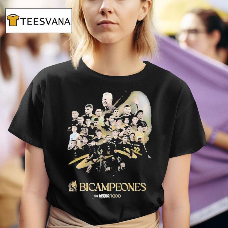 Bicampeones Concacaf Gold Cup Mexico Champions T Shirt