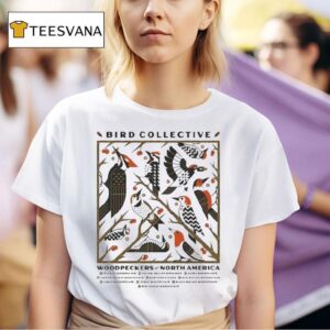 Bird Collective Woodpeckers Of North America T Shirt