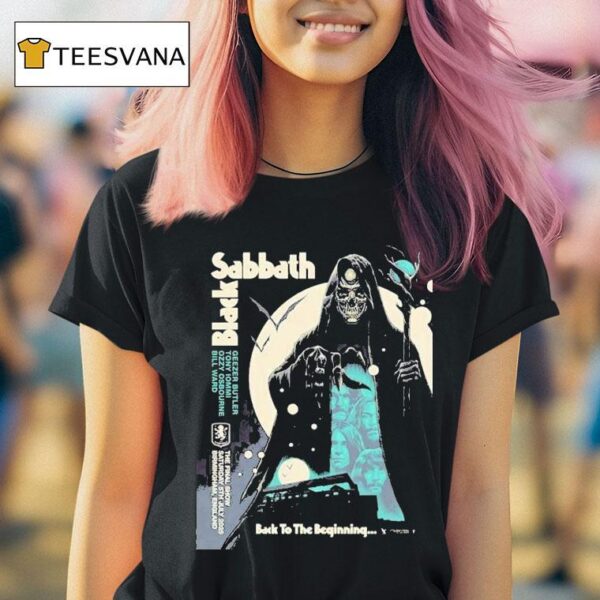 Black Sabbath Skeleton Back To The Beginning The Final Show At Villa Park Birmingham On July T Shirt