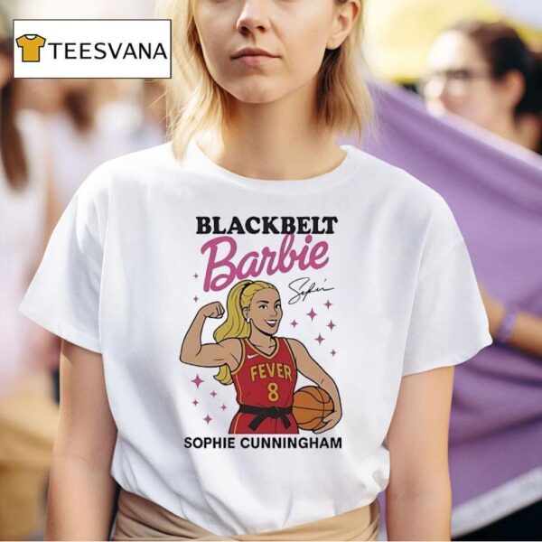 Blackbelt Barbie Sophie Cunningham Indiana Fever T Shirt