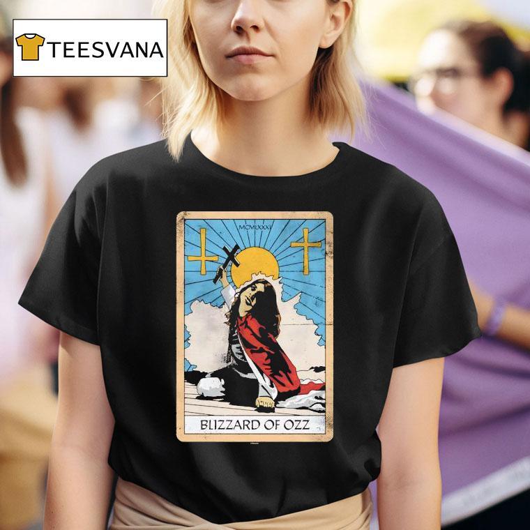 Blizzard Of Ozz Tarot Card T Shirt